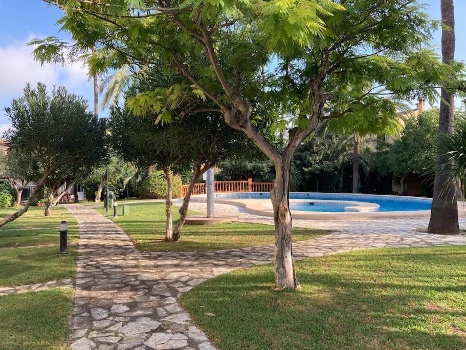 Villa Adosado En Denia Con Gran Jardin Exterior foto